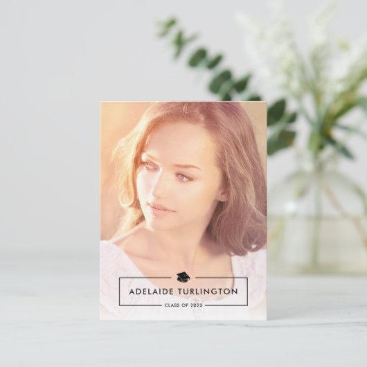 Carte Postale Superposition moderne simple Pleine photo Graduati (Debout devant)