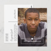 Carte Postale Superposition moderne simple Pleine photo Graduati (Devant / Derrière)