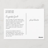 Carte Postale Superposition moderne simple Pleine photo Graduati (Dos)