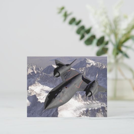 Carte Postale Supersonic Fighter Jet (Debout devant)