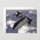 Carte Postale Supersonic Fighter Jet (Devant / Derrière)