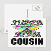 Carte Postale Superstar Cousin (Devant / Derrière)