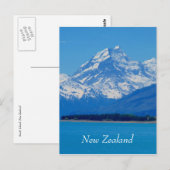 Carte Postale support bleu (Devant / Derrière)