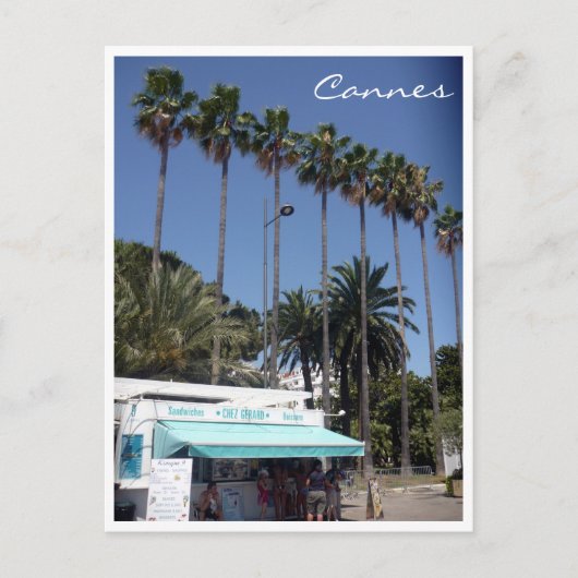 Carte Postale support de cannes (Devant)