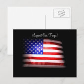 Carte Postale Support de nos troupes (Devant / Derrière)