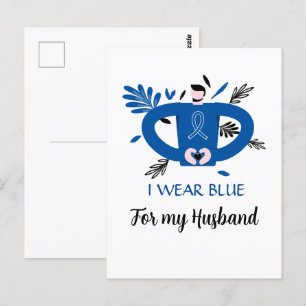 Carte Postale Support du cancer personnalisé