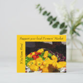 Carte postale - Support Farmers Market - Poivrons (Debout devant)