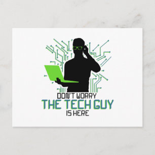 Carte Postale Support Technique Ne Vous Inquiétez Pas Le Technic