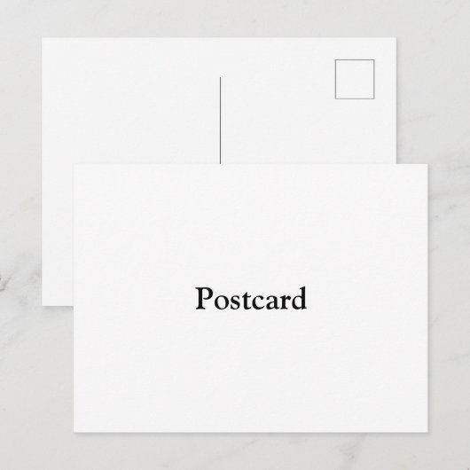 Carte Postale Supprimer ce texte et ajouter votre propre design (Devant / Derrière)