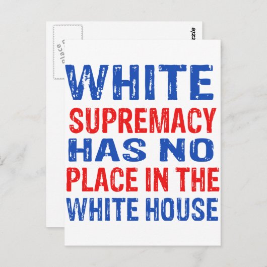 Carte Postale supremacy (Devant / Derrière)