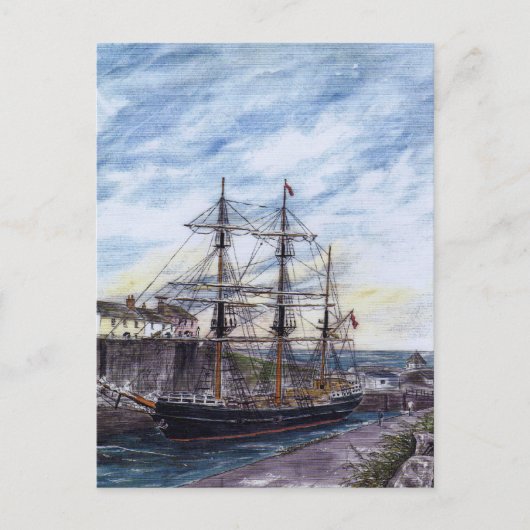 Carte postale 'Sur Elle-Même' (Devant)