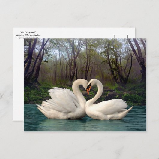 Carte Postale "Sur Faery Pond" (Devant / Derrière)