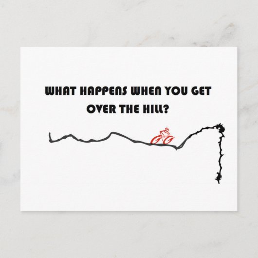 Carte Postale Sur la colline (Devant)