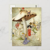 Carte Postale 'Sur la colline des champignons' (Devant / Derrière)