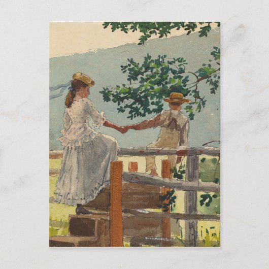 Carte Postale Sur la dalle (Devant)