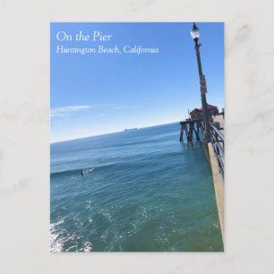Carte Postale Sur la jetée, Huntington Beach, Californie