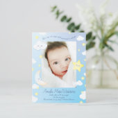 Carte Postale Sur la Lune et les étoiles (Debout devant)