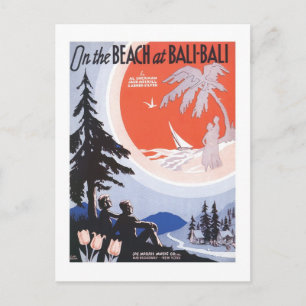 Carte Postale Sur la plage de Bali Songbook Cover