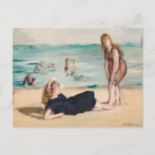 Carte Postale Sur la plage | Édouard Manet (Devant)