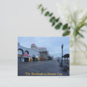 Carte Postale Sur la promenade à Atlantic City, NJ (Debout devant)