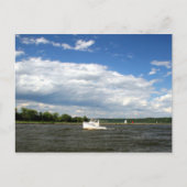 Carte Postale Sur la rivière (Devant)