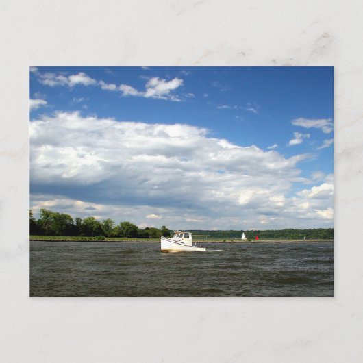 Carte Postale Sur la rivière (Devant)