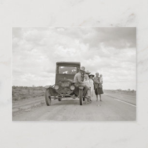 Carte Postale Sur la route, 1937