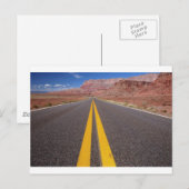 CARTE POSTALE SUR LA ROUTE DE NOUVEAU (Devant / Derrière)