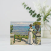 Carte Postale Sur la terrasse | Paul Fischer (Debout devant)