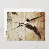 Carte Postale Sur l'aile (Devant / Derrière)