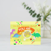 Carte Postale Sur l'Awesome Meter vous êtes incroyablement (Debout devant)