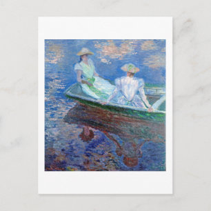 Carte Postale Sur le bateau, Monet