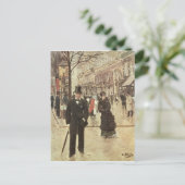 Carte Postale Sur le boulevard (Debout devant)