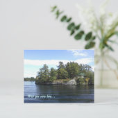 Carte Postale sur le lac (Debout devant)