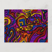 Carte Postale Sur le mur (Devant)