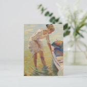 Carte Postale Sur le rivage | Edward Cucuel (Debout devant)