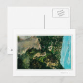 Carte Postale Sur le sentier, à cheval au mont Lowe (Devant / Derrière)