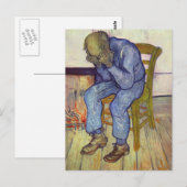 Carte Postale Sur le seuil de l'éternité - Vincent Van Gogh (Devant / Derrière)