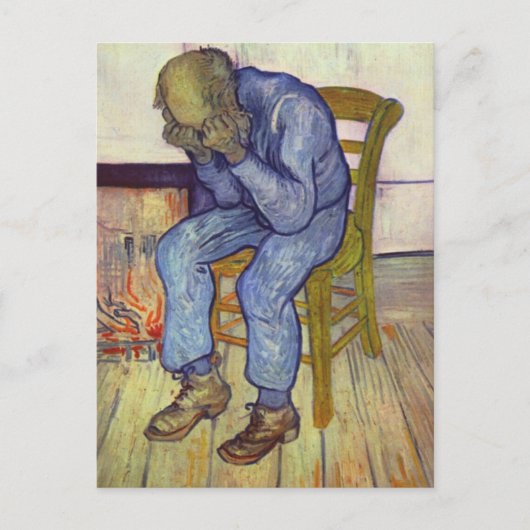Carte Postale Sur le seuil de l'éternité - Vincent Van Gogh (Devant)