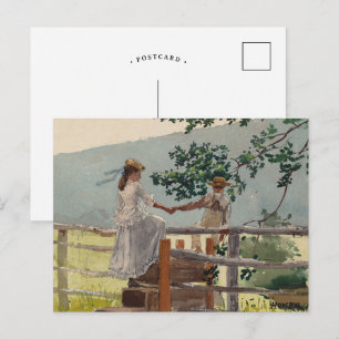 Carte Postale Sur le Stile Winslow Homer