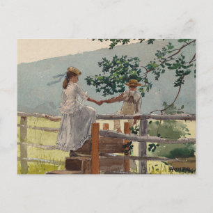 Carte Postale Sur le Stile   Winslow Homer