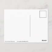 Carte postale sur le thème du timbre postal (Dos)