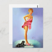 Carte Postale Sur les échelles (Devant / Derrière)