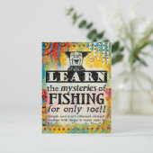 Carte postale sur les mystères de la pêche - Publi (Debout devant)