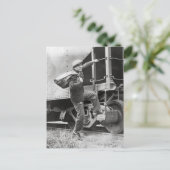 Carte Postale Sur les rails, 1935 (Debout devant)
