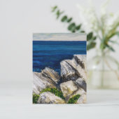 Carte postale - Sur les rochers (Debout devant)