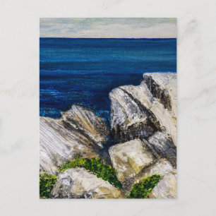 Carte postale - Sur les rochers