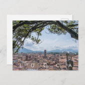 Carte postale sur les toits de Lucca (Devant / Derrière)