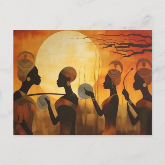 Carte postale sur l'héritage africain (Devant)
