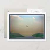 Carte Postale Sur l'Hudson (Devant / Derrière)